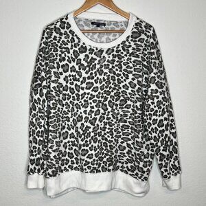 OCEAN DRIVE Women's Animal Print Crewneck Sweatshirt